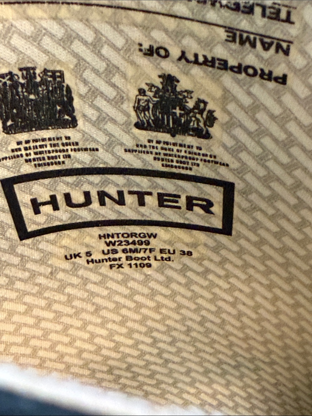 Hunter Tall Rain Boots ☔️ - Picture 7 of 7